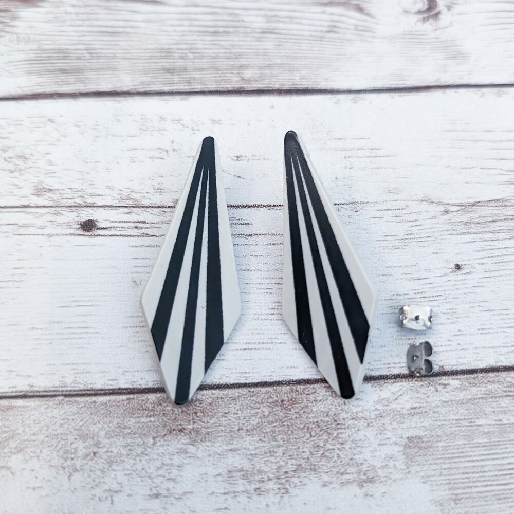 Vintage Earrings For Pierced Ears - Retro Earrings - Broken Repair Needed